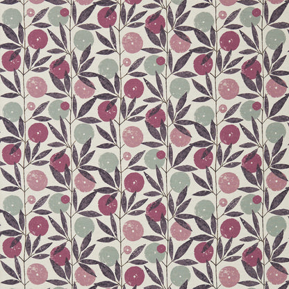 Blomma Fabric by Scion - NFIK120360 - Heather / Damson / Stone