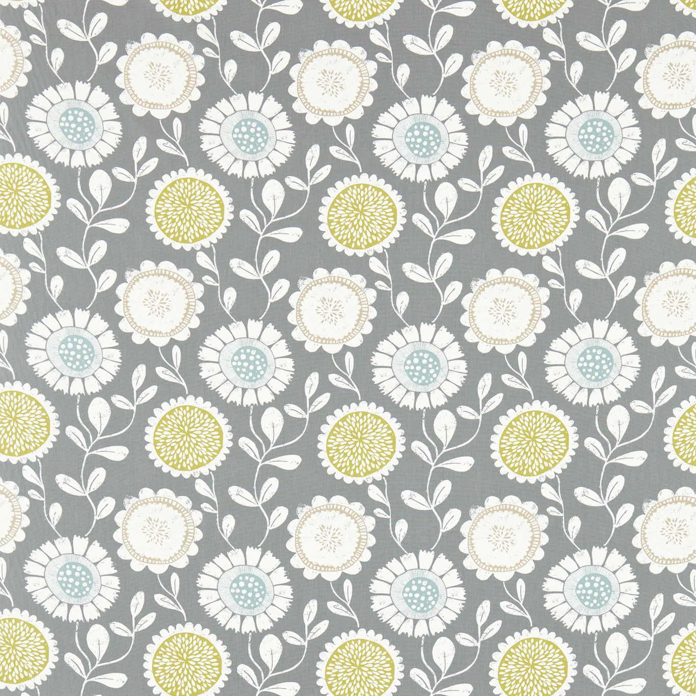 Anneke Fabric by Scion - NFIK120374 - Acid/Pumice/Marine