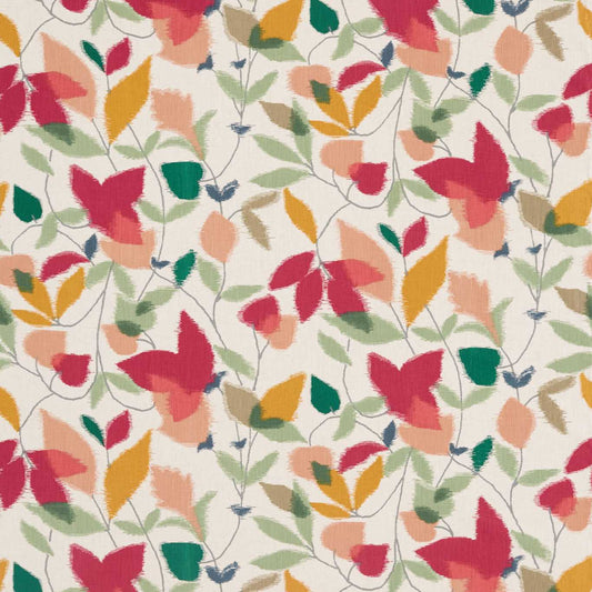 Akira Fabric by Scion - NJAP120750 - Berry / Ochre / Pistachio