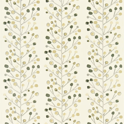 Berry Tree Fabric by Scion - NMEL120050 - Cream Storm And Hessian
