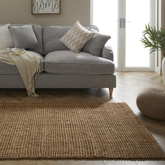 Whitefield Natural Handwoven Boucle Rug