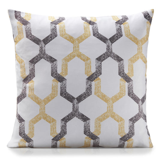 Ochre Geo Cushion Covers