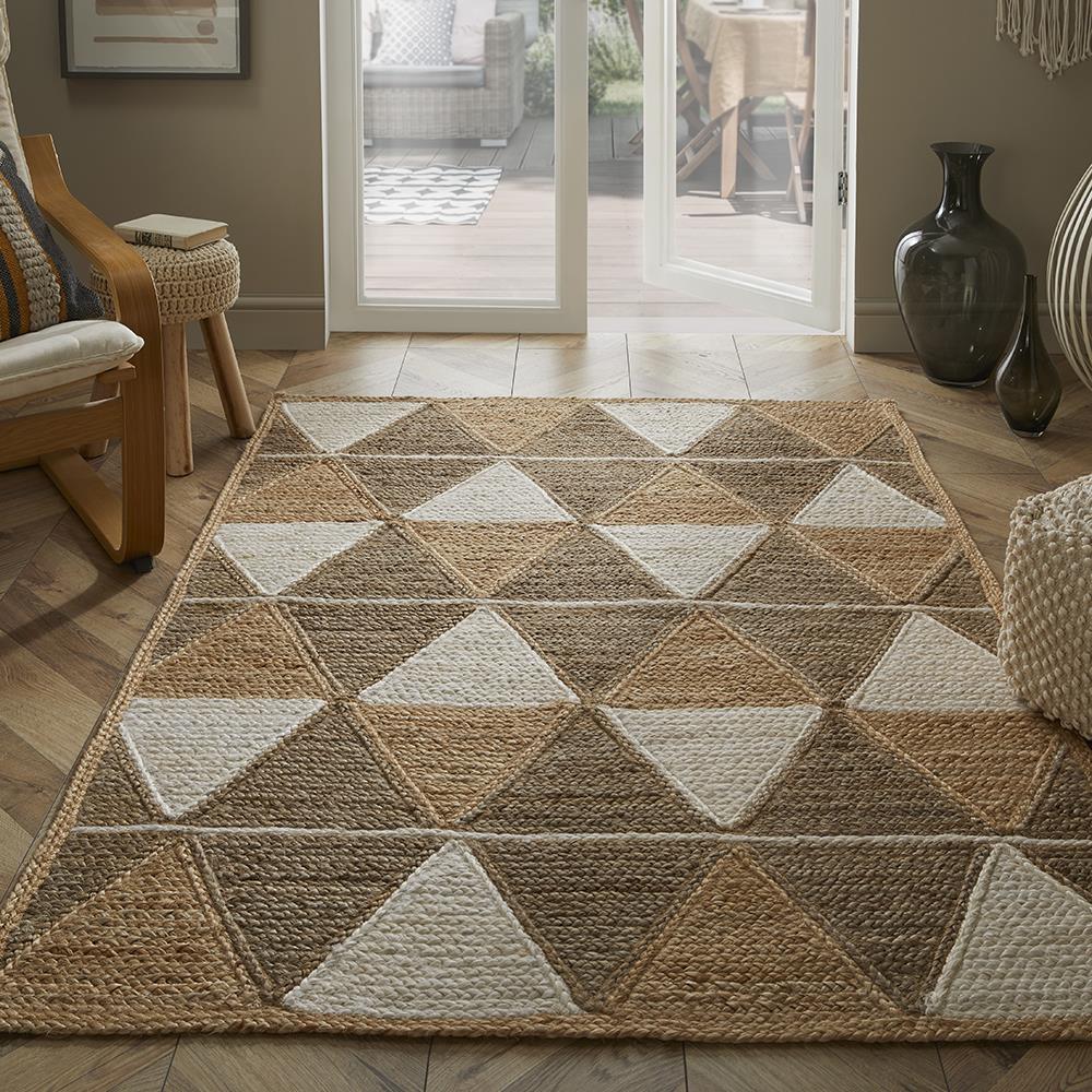 Prestbury Natural Geo Handbraided Rug