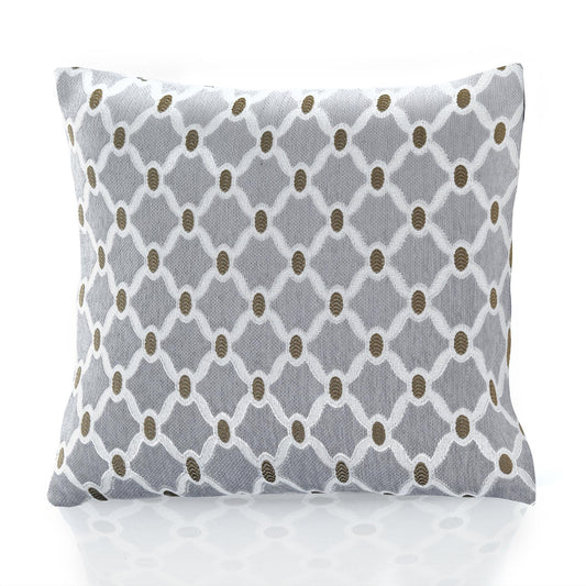 Silver Berkle Chenille Cushion Covers