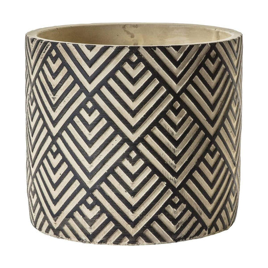 Marlin Pot Black/Natural Small by Gallery