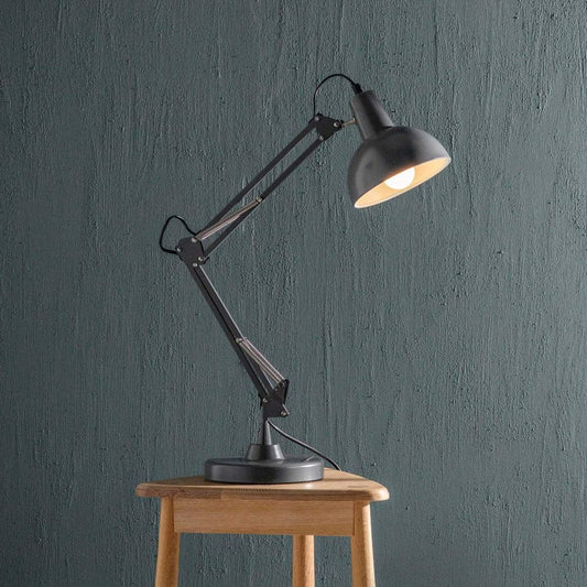 Marshall 1 Table Light Slate Grey & White by Gallery
