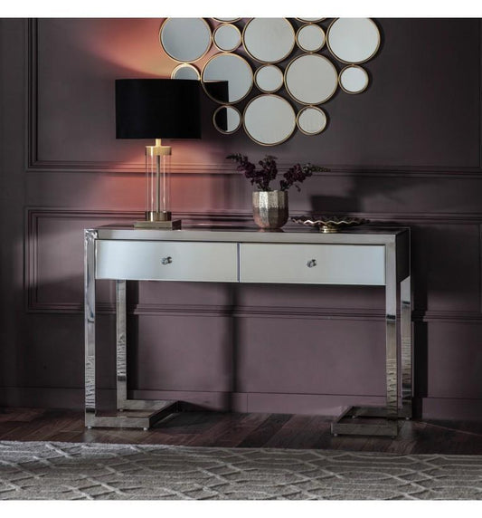 Cutler 2 Drawer Mirrored Console by Gallery