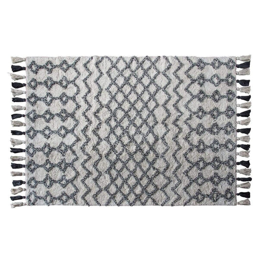 Sienna Rug Black Cream 800x1500mm by Gallery