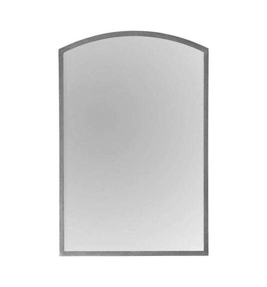 Higgins Arch Mirror Antique Silver 600x900mm by Gallery