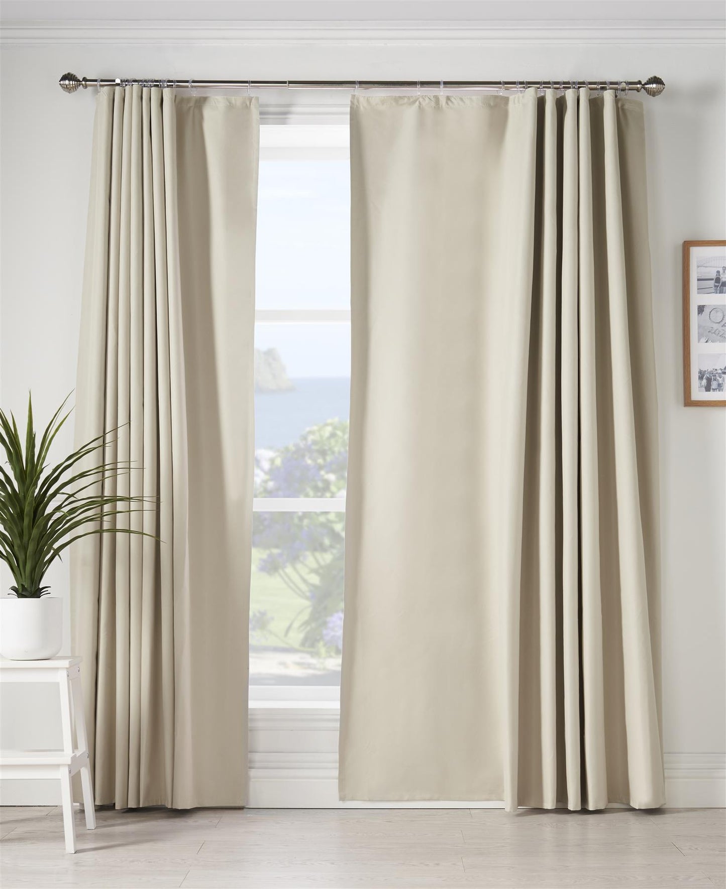 Cream 100% Blackout Curtain Linings