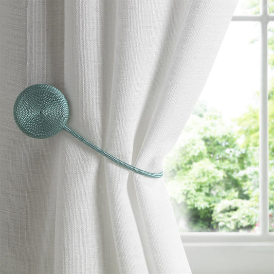 Teal Cirque Magnetic Curtain Tie Backs