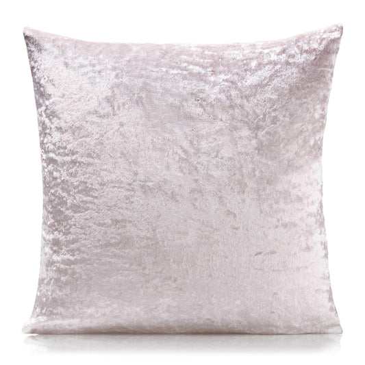 Blush Velvet Crushed Cushion Covers.