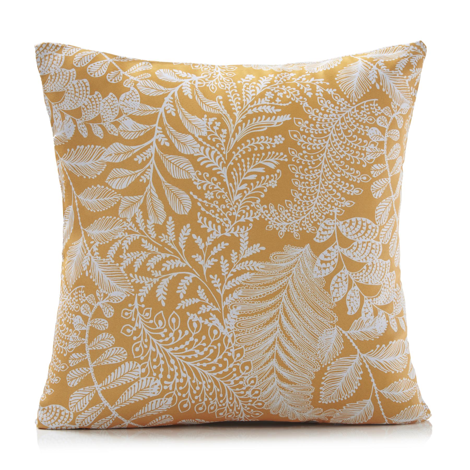 Ochre Fern Cushion Covers by Alan Symonds | Fabric Online – Amalfa