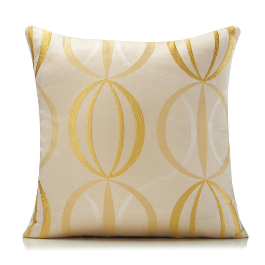 Ochre Omega Cushion Covers