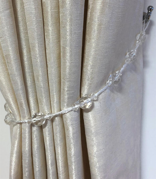 Crystal Twinkle Curtain Tie Backs - Pair