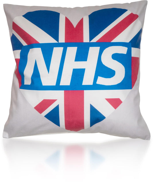 Red NHS Cushion Covers.